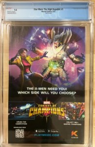 Star Wars: The High Republic #1 Third Print Cover (2021) CGC 9.8