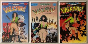 Valkyrie set #1-3 Eclipse 1st Series (8.0 VF) (1987)