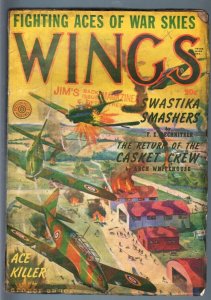 Wings Pulp Spring 1940- Return Of The Casket Crew G