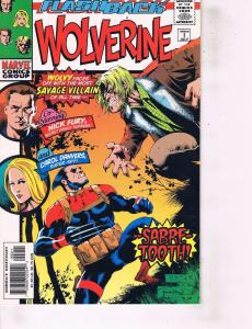 Lot Of 2 Marvel Books Wolverine Save the Tiger #1 and Flashback #1  ON2