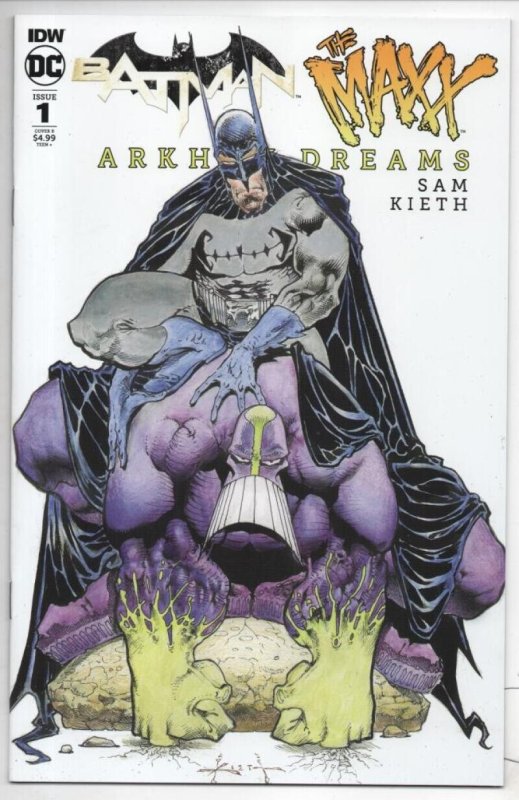 BATMAN The MAXX in Arkham Dreams #1 B, NM, Sam Kieth, 2018