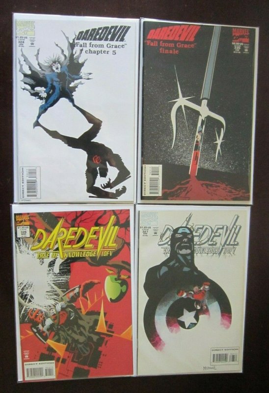 Daredevil comic lot from #300 end #342 all 27 different books 8.0 VF (1992)