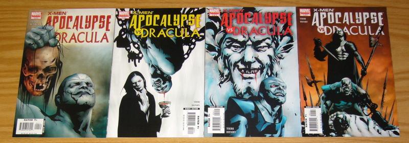 X-Men: Apocalypse vs Dracula #1-4 VF/NM complete series - jae lee covers 2 3 set