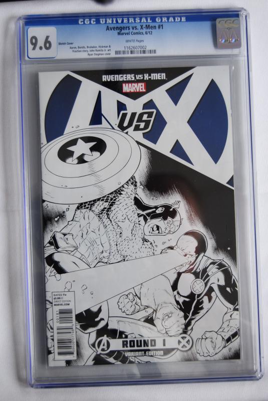 Avengers vs. X-Men 1 1:200 Ryan Stagman Sketch Cover