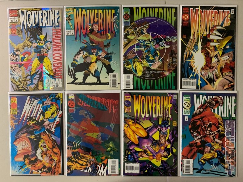 Wolverine comics lot #61-110 + 2 annuals 50 diff avg 6.0 (1992-97)