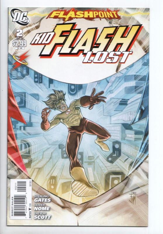 Flashpoint Kid Flash Lost #2 - Francis Manapul Cover Art (DC, 2011) - NM-