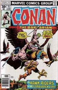 Conan the Barbarian #75 VF/NM; Marvel | save on shipping - details inside