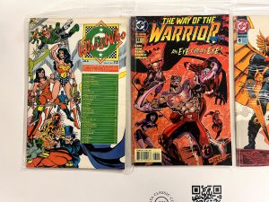 3 DC Comics Hawkman#6 + The Way Of The Warrior#32 + Who's Who#87  Flash 24 JS9