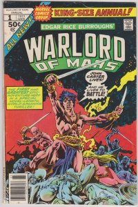 John Carter Warlord of Mars Annual #1 (1977)