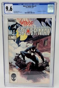 WEB of SPIDER-MAN #1 (Marvel Comics, 1985) CGC Graded 9.6 ~ White Pages