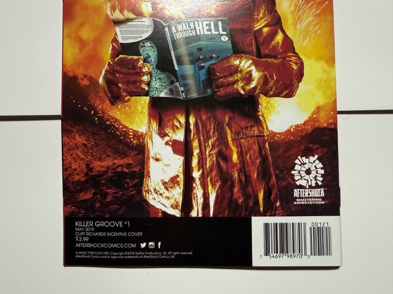 Killer Groove # 1 NM Cliff Richards Variant Cover Aftershock Comic Book 5 J402