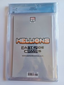 Hellions #1 Mayhew Psylocke East Side Virgin Variant - 2020 - CGC 9.8
