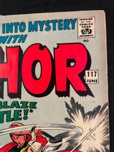 JOURNEY INTO MYSTERY #117 VG+ Condition