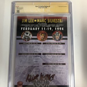 Gen 13 Limited series (1994) # 1 (CGC 9.8 SS) Signed Jim Lee * Image Comics