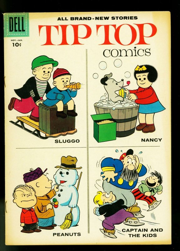 Tip Top Comics #211 1957- Nancy- Peanuts- Charles Schultz- VG+ 