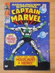 Captain Marvel #1 (1968) 3 Key Comic ?'s In Description Marvel Comics Group