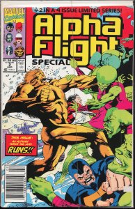 Alpha Flight Special #2 Newsstand Edition (1991) Alpha Flight