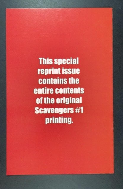 Scavengers #1 Second Edition Cover (1993)