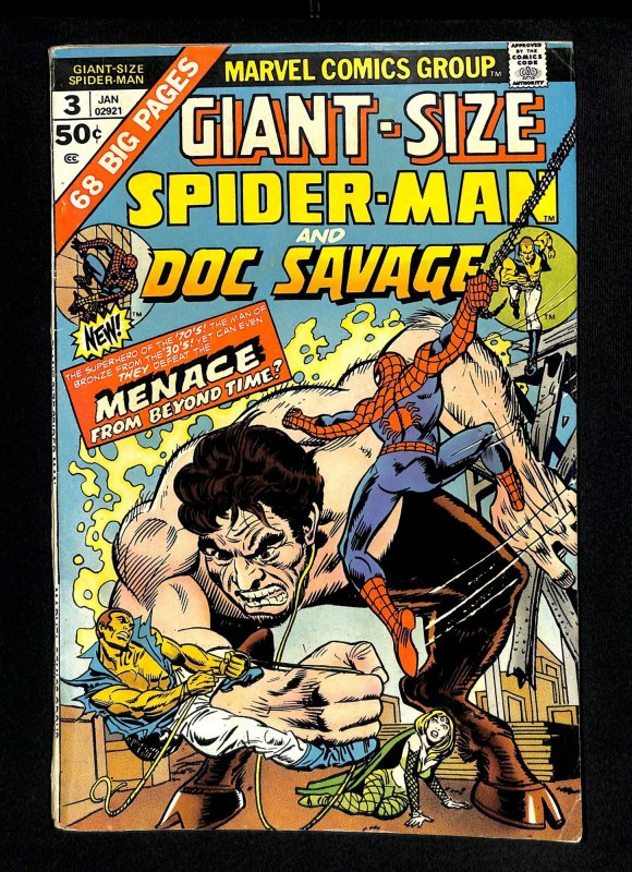 Giant-Size Spider-Man #3 Doc Savage!