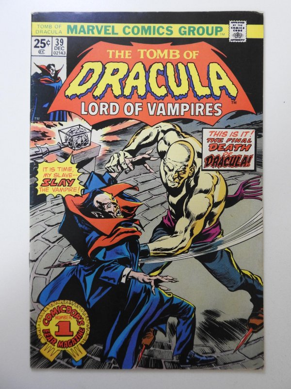 Tomb of Dracula #39  (1975) VG Condition! MVS intact!