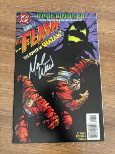 Flash # 107 NM 1st Print DC Comic Book SIGNED By Mark Waid 21 J281