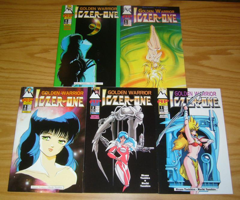 Golden Warrior Iczer-One #1-5 VF/NM complete series - antarctic press manga set