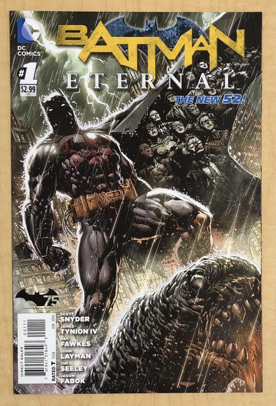 Batman Eternal #1 NM- 9.2 Scott Snyder & Jason Fabok DC COMICS 2014 