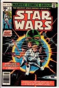 Star Wars #1 Second Print 30-Cent Cover (1977) 8.5 VF+