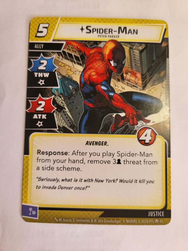 2021 Marvel Champions: The Rise of the Red Skull: Spider-Man