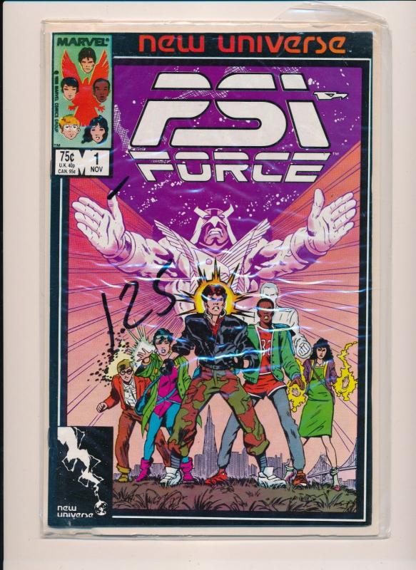 MARVEL SET OF 4-PSI FORCE #1-#4  FINE/VERY FINE (PF80)