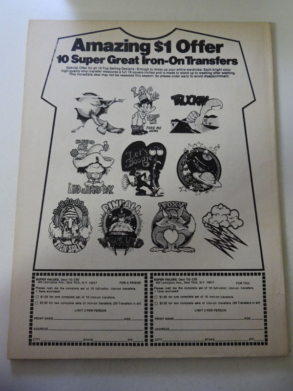 Monster Magazine #7 VG/FN Condition small moisture stain fc