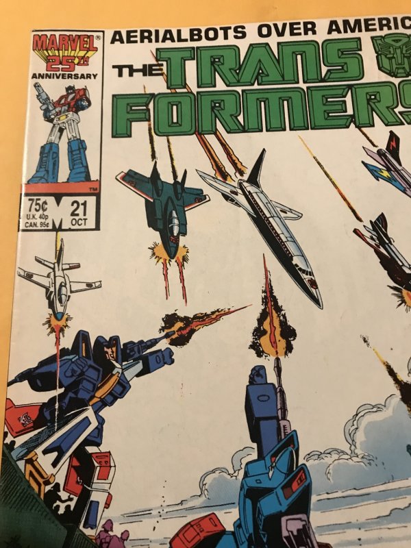 THE TRANSFORMERS #21 : Marvel 10/86 VF- ; original comic series