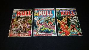 KULL 3 ISSUE COMIC BOOK LOT #2 #7 #13 CONQUEROR DESTROYER MARVEL COMICS CONAN