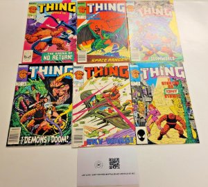 6 Marvel Comic Books The Thing #10 11 12 13 14 15 26 SM3