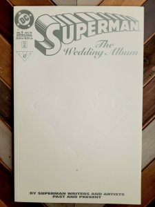 Superman: The Wedding Album #1 (DC 1996) White Embossed Collector's Edition (VF)