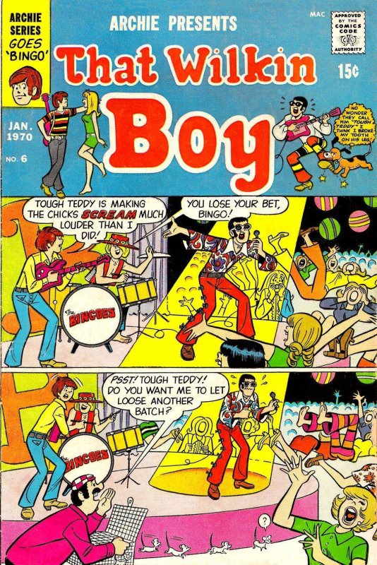 That Wilkin Boy #6 FN ; Archie | January 1970 Concert Cover