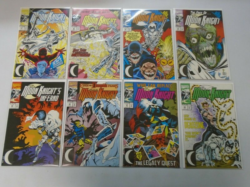 Marc Spector Moon Knight Comic Lot From #1-60 45 Diff Average 8.0 VF (1989-1994)