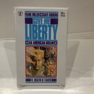 Give Me Liberty # 4 Death And Taxes, Dark Horse Frank Miller Dave Gibbons