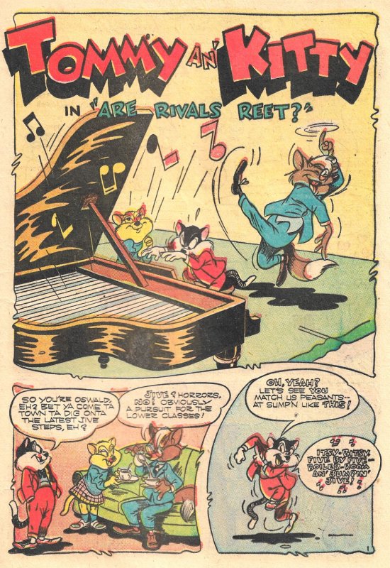 HI-JINX #1 (Aug1947) 3.0 GD/VG  ALL JACK BRADBURY! - Hep Teen-Age Funny Animals!