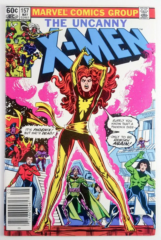 The Uncanny X-Men #157 - Classic Dark Phoenix Cover - Newsstand - NM - Marvel 82