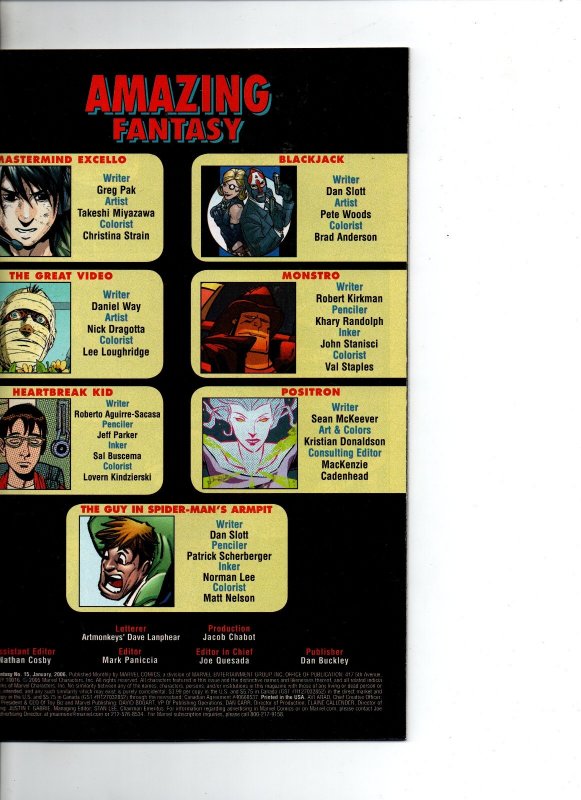 Amazing Fantasy #15 - 1st Appearance Amadeus Cho - KEY - 2006 - FN/VF