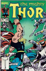 Thor #346 (1966 v1) Walt Simonson 1st Casket of Ancient Winters NM
