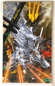 MOON KNIGHT #1 MEGACON ORLANDO EXCLUSIVE MIKE MAYHEW TRADE/VIRGIN SET SIGNED COA