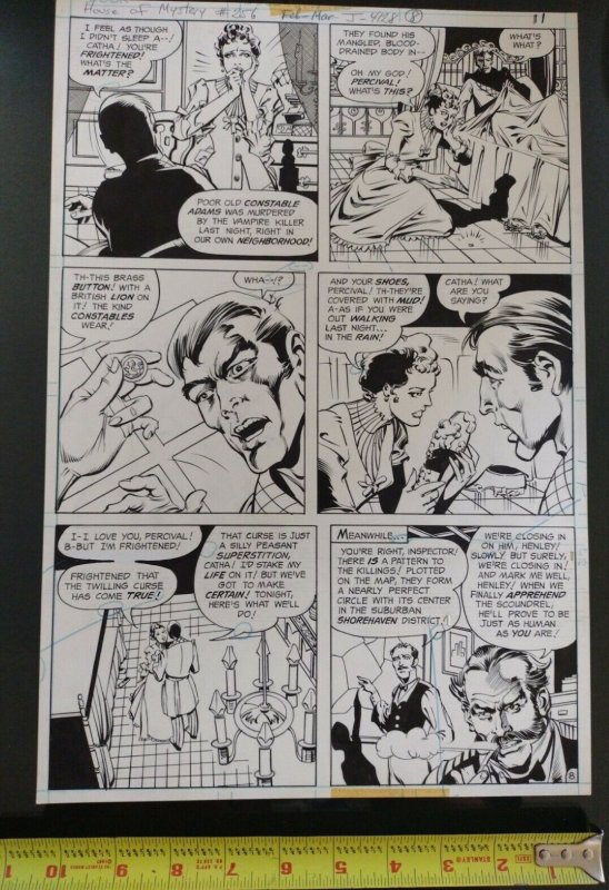 House of Mystery #256 original comic art by Romeo Tanghal and Bob Smith 1978