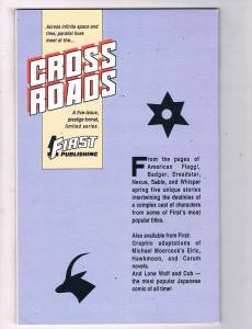 Cross Roads #1 VF/NM First Publishing Comic Book Grant 1988 DE47 AD33