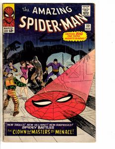Amazing Spider-Man #22 VG Marvel Comic Book Silver Age Stan Lee Steve Ditko J267
