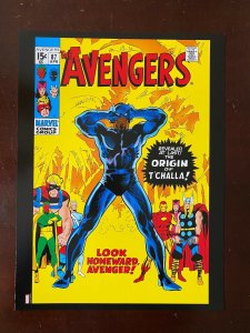 Avengers #87 Origin of Black Panther Marvel Comics poster by John Buscema