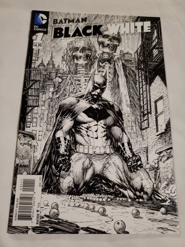 Batman Black and White 1 Near Mint- Cover by Marc Silverstri