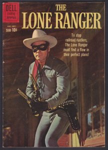 Lone Ranger #135 Photo Cover Clayton Moore FN+ 6.5 Dell Comic - Aug 1960 Photo