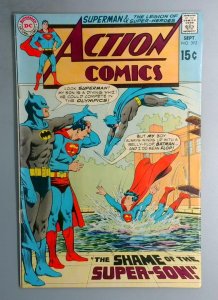ACTION COMICS #392 VG- Bottom Staple Detached DC 1970